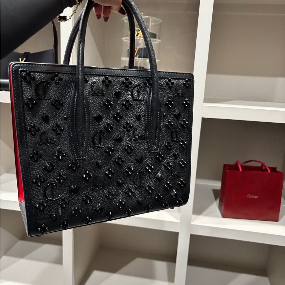 - Christian Louboutin Paloma In Black Studs (Rare)